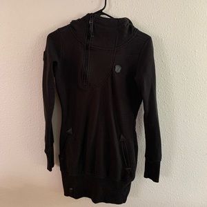 NAKETANO // Black Tunic Hoodie